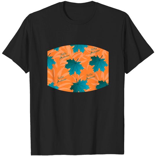 Discover Fall Face mask pattern - Halloween Fall Face Mask Pattern - T-Shirt