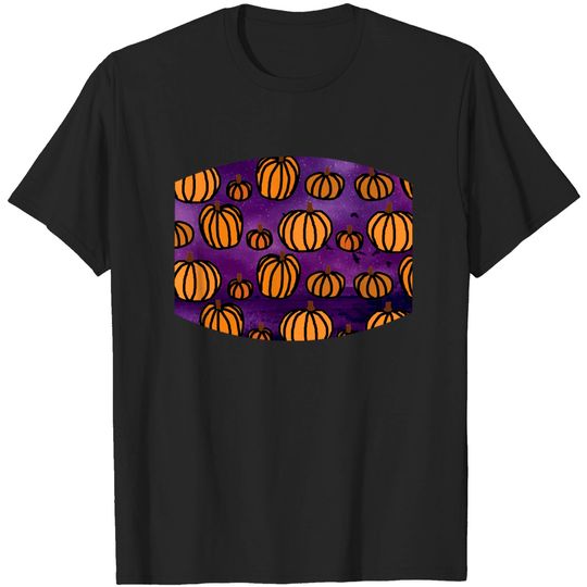 Discover Halloween & Fall Face mask pattern - Halloween Fall Face Mask Pattern - T-Shirt