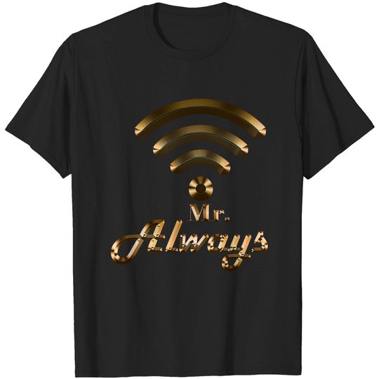 Discover couple clothing wifi and hotspot for male - Gold edition - Couples Clothing - T-Shirt