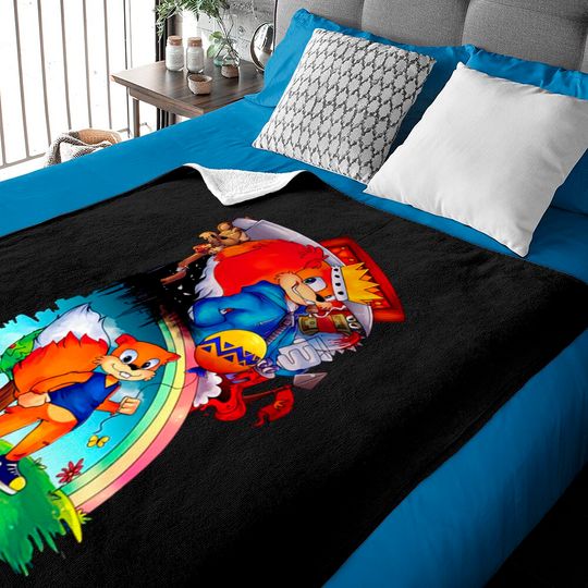 Discover Before and After - Conker - Conkers Bad Fur Day - Baby Blankets