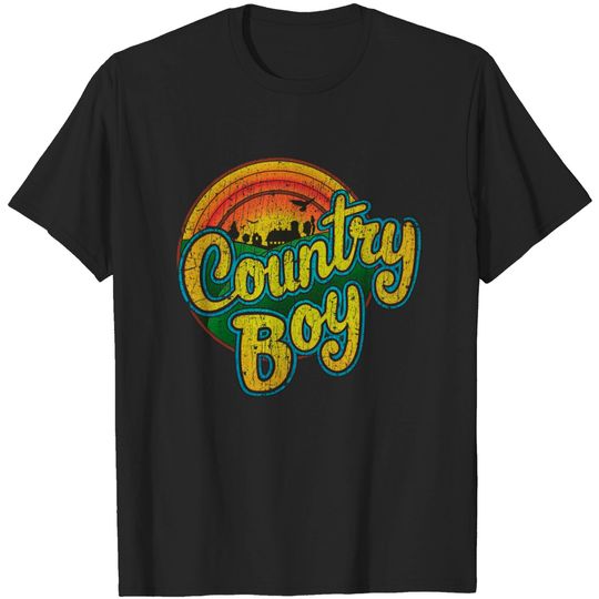 Discover Thank God I'm a Country Boy 1980 - Country Boy - T-Shirt