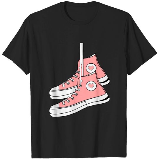 Discover Pink Girly Sneakers - Sneakers - T-Shirt