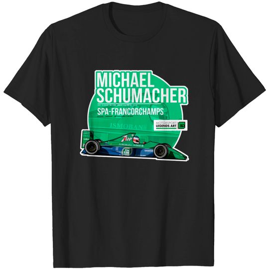 Discover Michael Schumacher - 1991 Spa - Drag Racing - T-Shirt