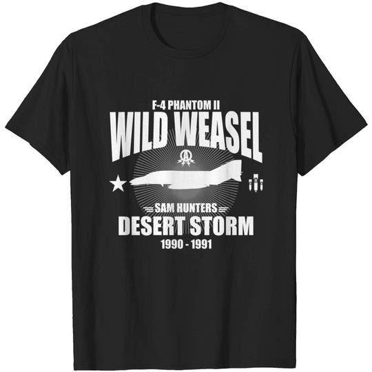 Discover F-4 Phantom Wild Weasel - F 4 Phantom 2 Desert Storm - T-Shirt