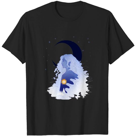 Discover La lune - Moon - T-Shirt