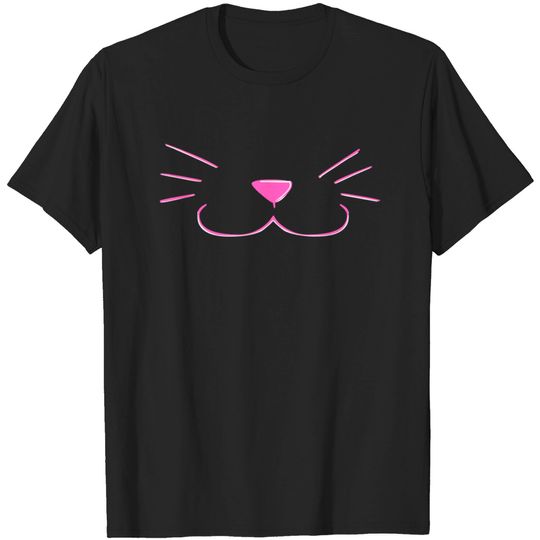 Discover Cat Face Mask - Kitty Face - T-Shirt