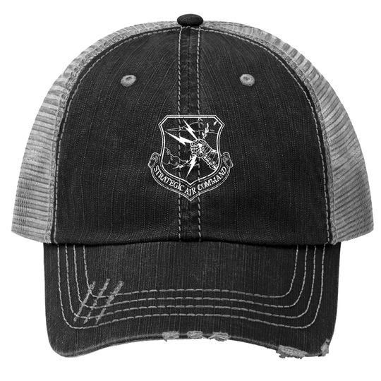 Discover Strategic Air Command - Small Logo - Strategic Air Command - Trucker Hats