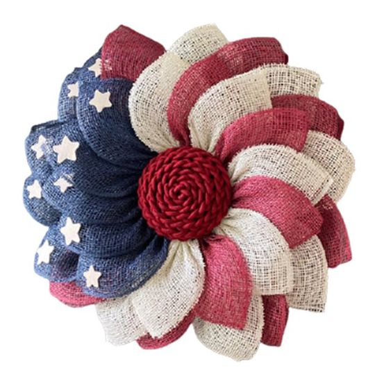 Discover Independence Day Patriotic Wreath, 4th of July Wreath, Welcome Door Garland