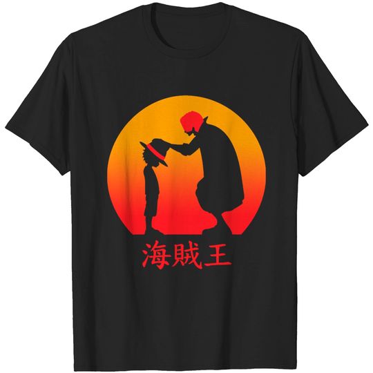 Discover Luffy Shanks One Piece T-shirt