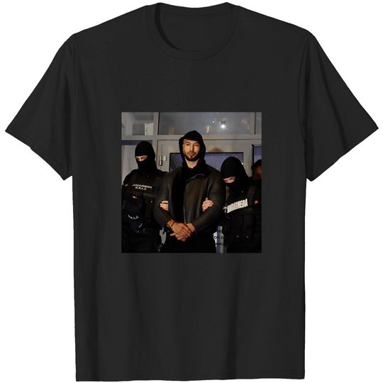 Discover Andrew Tate Arrested T-Shirt
