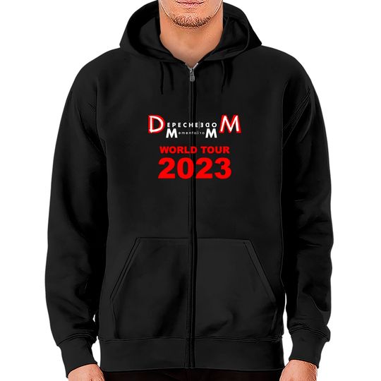 Discover Depeche Mode Memento Mori World Tour Zip Hoodies
