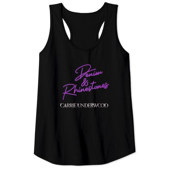 Discover Carrie Underwood Denim and Rhinestones Tour 2023 Tank Tops, Carrie Underwood Tank Tops