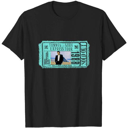 Discover Vintage 1988 BRUCE SPRINGSTEEN Tunnel of Love Europe Tour Concert T shirt