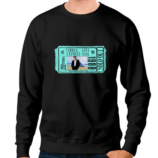 Discover Vintage 1988 BRUCE SPRINGSTEEN Tunnel of Love Europe Tour Concert Sweatshirts