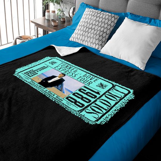 Discover Vintage 1988 BRUCE SPRINGSTEEN Tunnel of Love Europe Tour Concert Baby Blankets