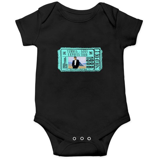 Discover Vintage 1988 BRUCE SPRINGSTEEN Tunnel of Love Europe Tour Concert Onesies