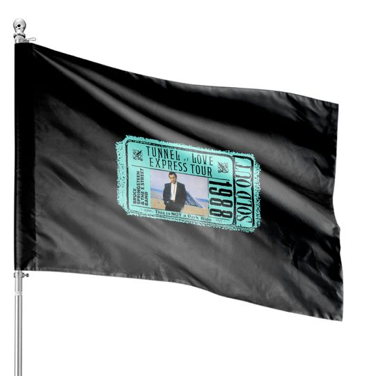 Discover Vintage 1988 BRUCE SPRINGSTEEN Tunnel of Love Europe Tour Concert House Flags