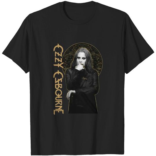 Discover Ozzy Osbourne Unisex T-Shirt: Patient No. 9 Gold Graphic