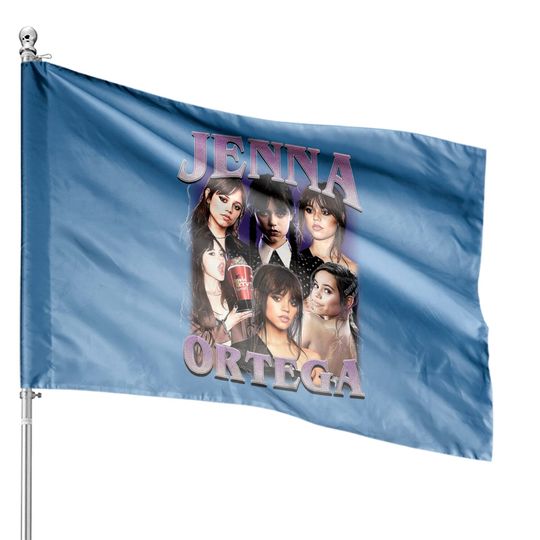 Discover Jenna Ortega Vintage House Flags