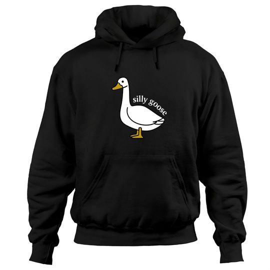 Discover Embroidered Silly Goose Hoodies, Embroidered Goose Crewneck Hoodies