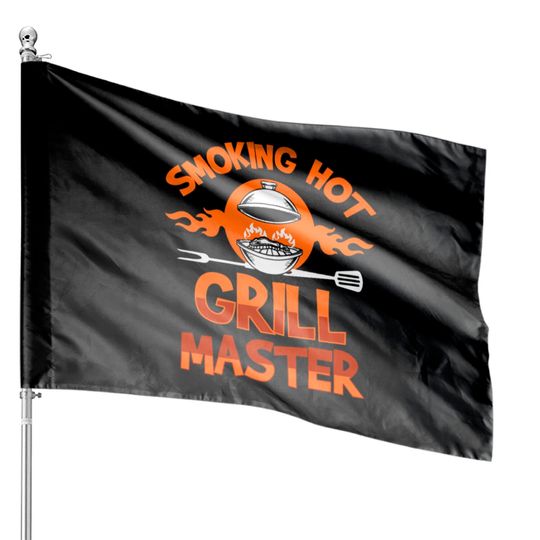 Discover Barbecue Grill BBQ Grilling House Flags