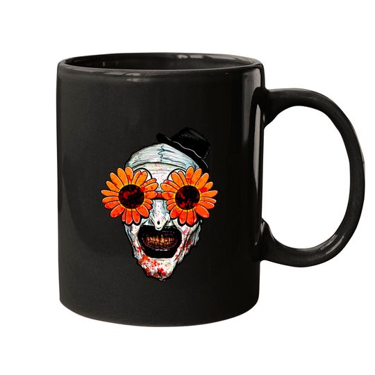 Discover Art The Clown Terrifier 2 Sunflower Sunglasses Mugs