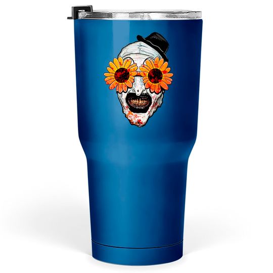 Discover Art The Clown Terrifier 2 Sunflower Sunglasses Tumblers 30 oz