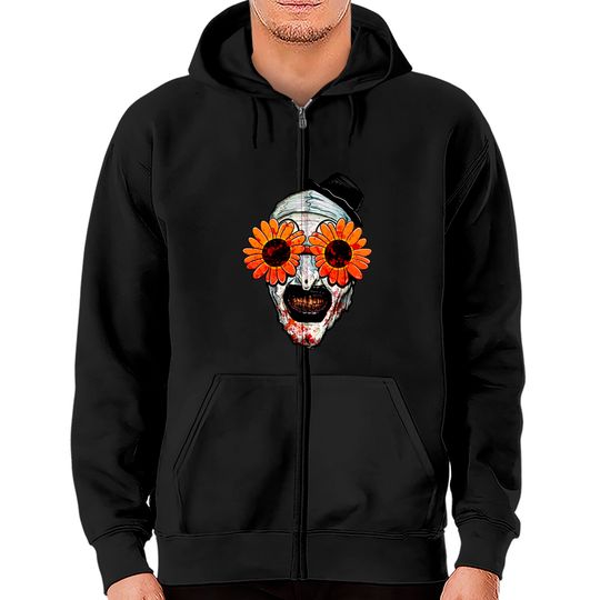 Discover Art The Clown Terrifier 2 Sunflower Sunglasses Zip Hoodies