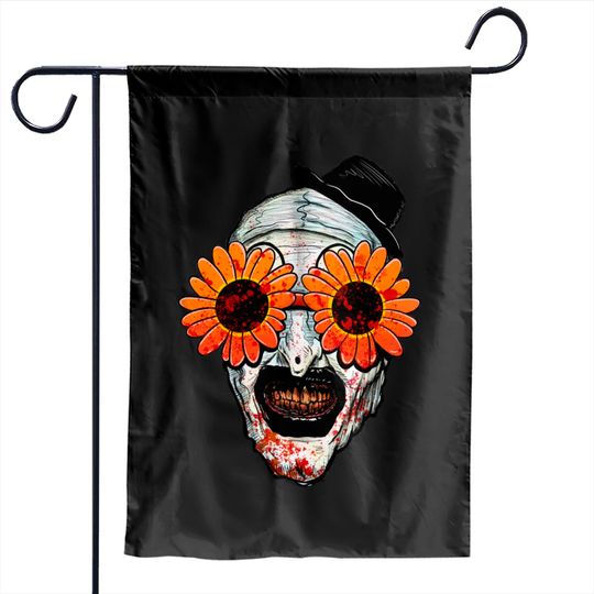 Discover Art The Clown Terrifier 2 Sunflower Sunglasses Garden Flags