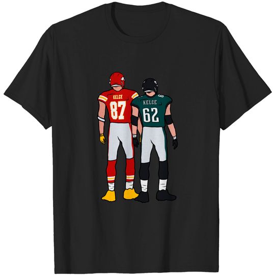 Discover Travis and Jason Kelce Back-To - Kelce Brothers T-Shirt