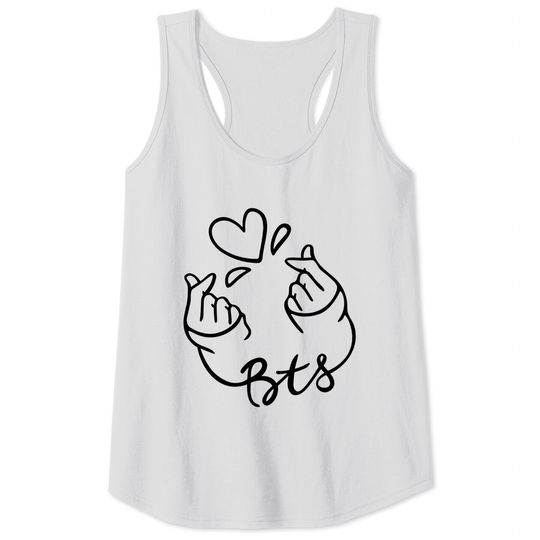 Discover BTS Logo Tank Tops - Group and Love Designs