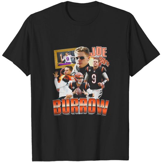 Discover Joe Burrow Vintage T-Shirt - Cincinnati Bengals Fan Icon