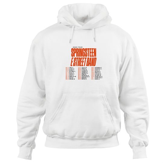 Discover Bruce Springsteen E Street Band First 2023 Tour Hoodies
