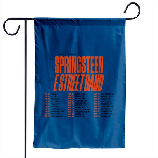 Discover Bruce Springsteen E Street Band First 2023 Tour Garden Flags