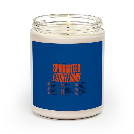 Discover Bruce Springsteen E Street Band First 2023 Tour Scented Candles