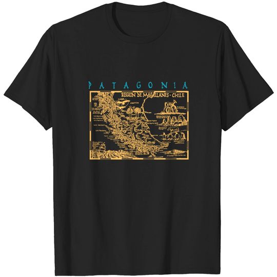 Discover Patagonia Chile Graphic Tourist T Shirt