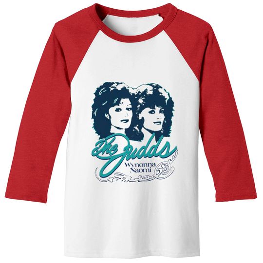 Discover The Judds Wynonna Naomi Vintage Style Crewneck Short Sleeve Cream Baseball Tees