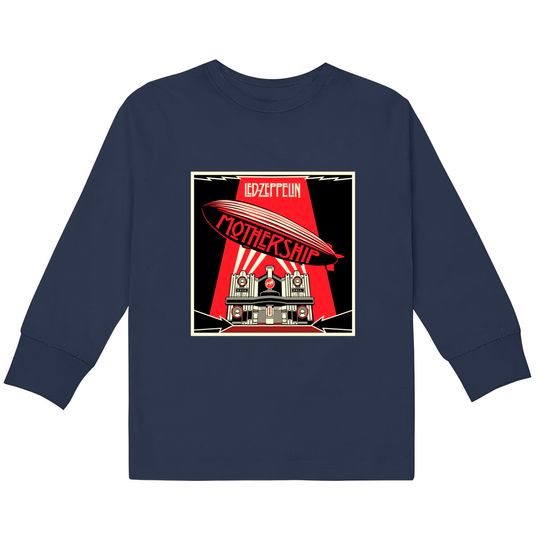 Discover Kids Long Sleeve T-Shirt - MOTHERSHIP Design