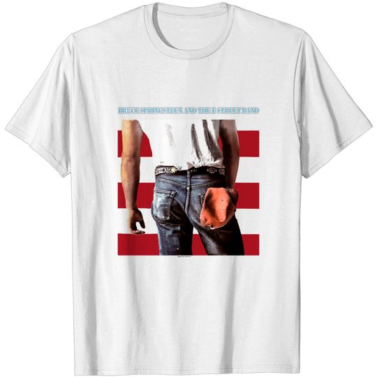 Discover Vintage Bruce Springsteen White Graphic T-shirt