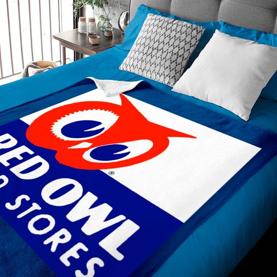 Discover Red Owl Food Stores - Vintage Logo Baby Blankets