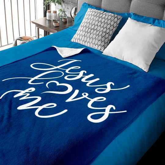 Discover Jesus Loves Me Baby Blankets