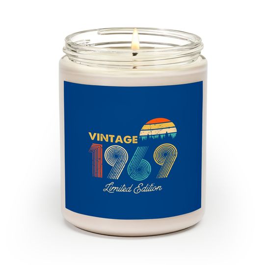 Discover Vintage 1969 Scented Candles 50th Birthday Gift Classic Scented Candles