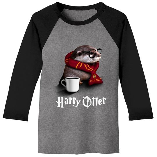 Discover Funny Otter Harry Otter Baseball Tee for Otter Lovers