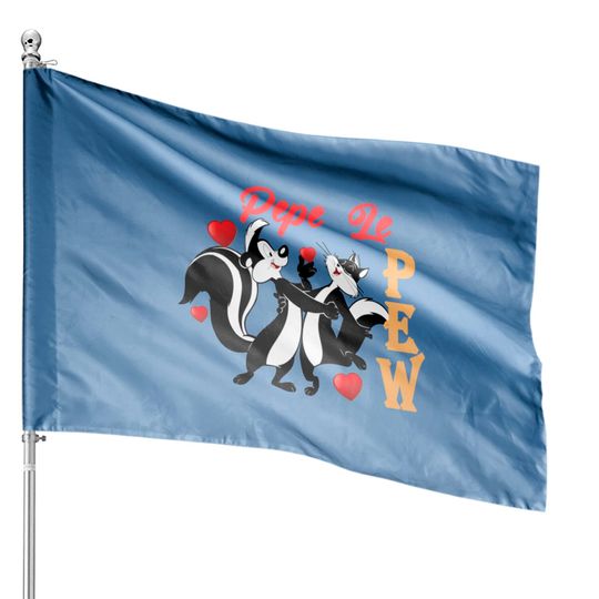 Discover FUNNY PEPE LE PEW House Flags House Flags