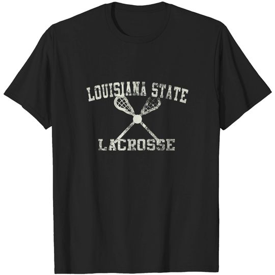 Discover Vintage Louisiana State Lacrosse - Louisiana State Lacrosse - T-Shirt