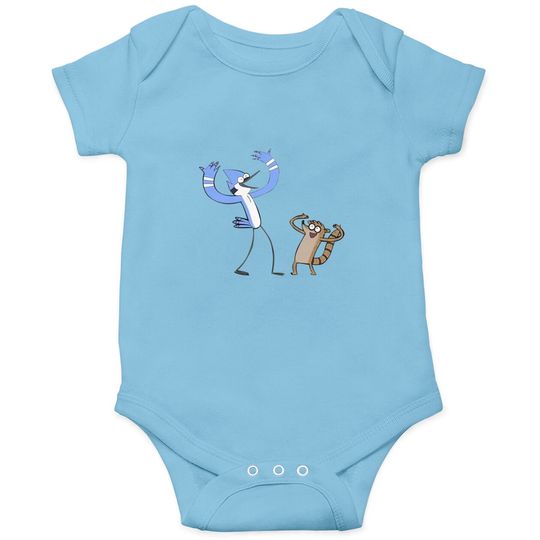 Discover Mordecai and Rigby Regular Show Cartoon Network Onesies