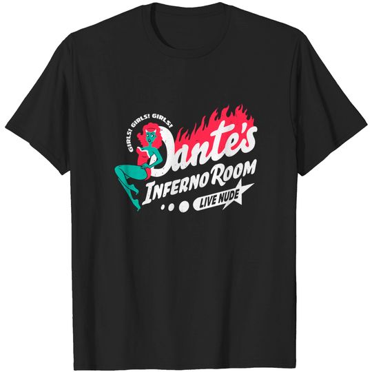 Discover Dantes Inferno Room - Pin Up - T-Shirt
