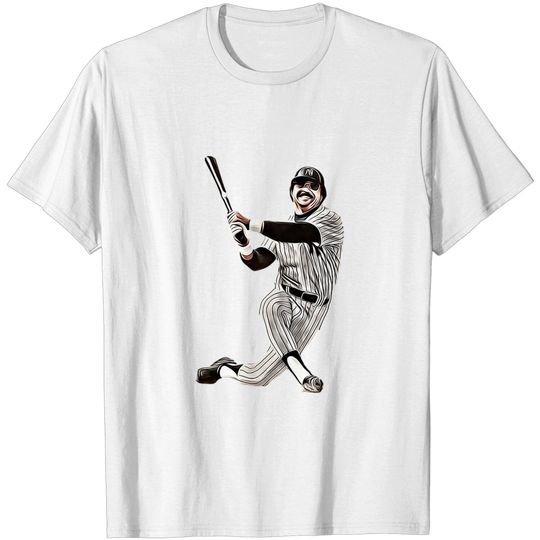 Discover Swinging For The Fences - Reggie Jackson - T-Shirt