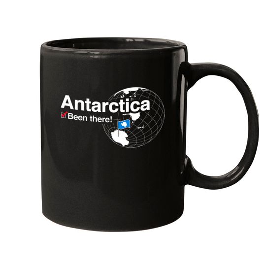 Discover I'Ve Been There Flag Of Antarctica Mugs