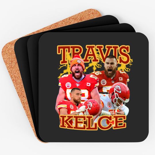 Discover Travis Kelce Vintage Coasters